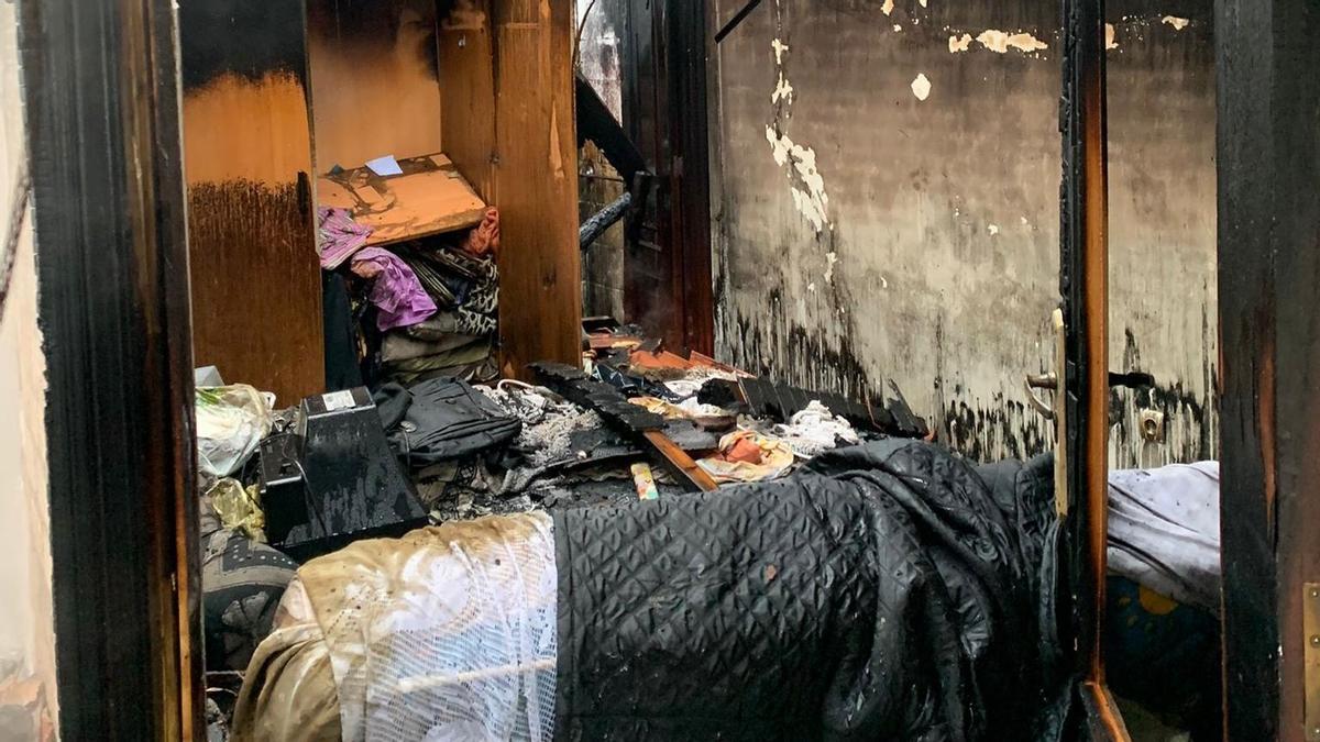 Se incendió una vivienda en Bialet Massé: un calefón habría provocado el fuego